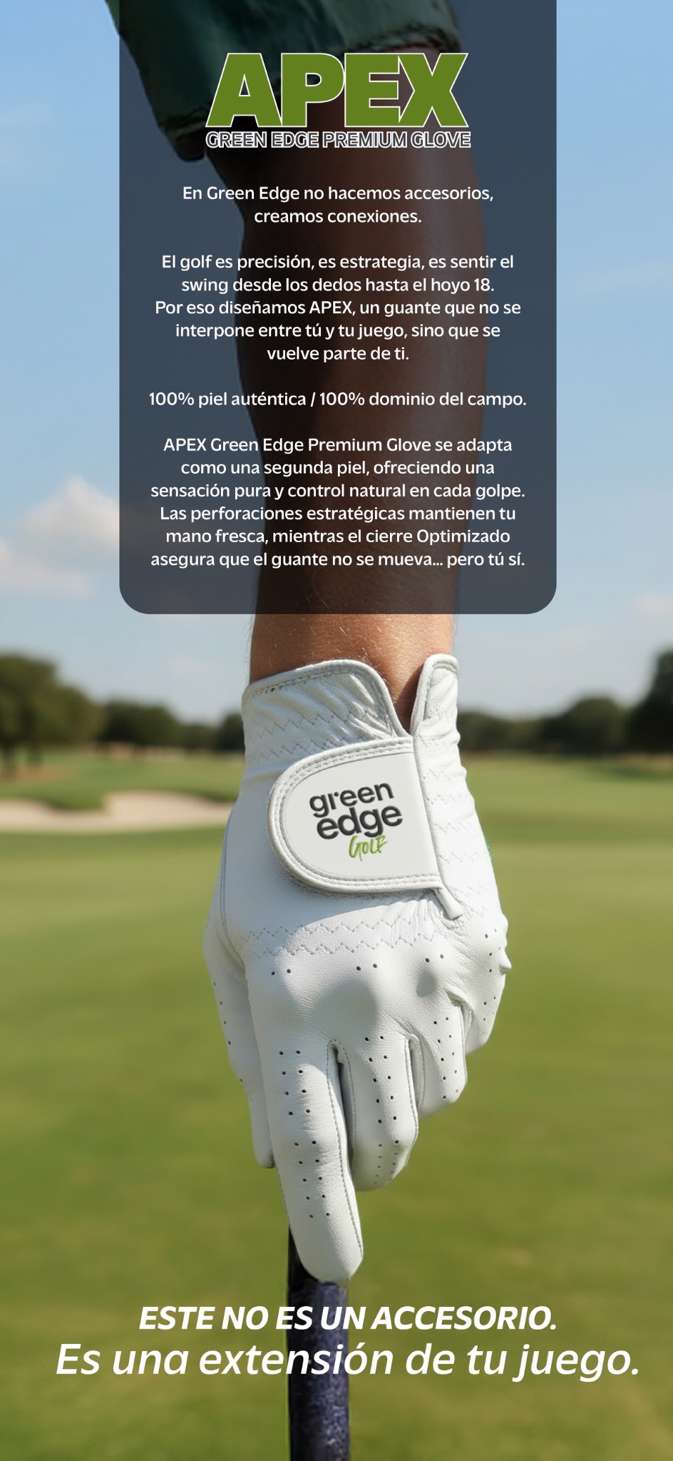 Guante APEX Green Edge Premium Glove