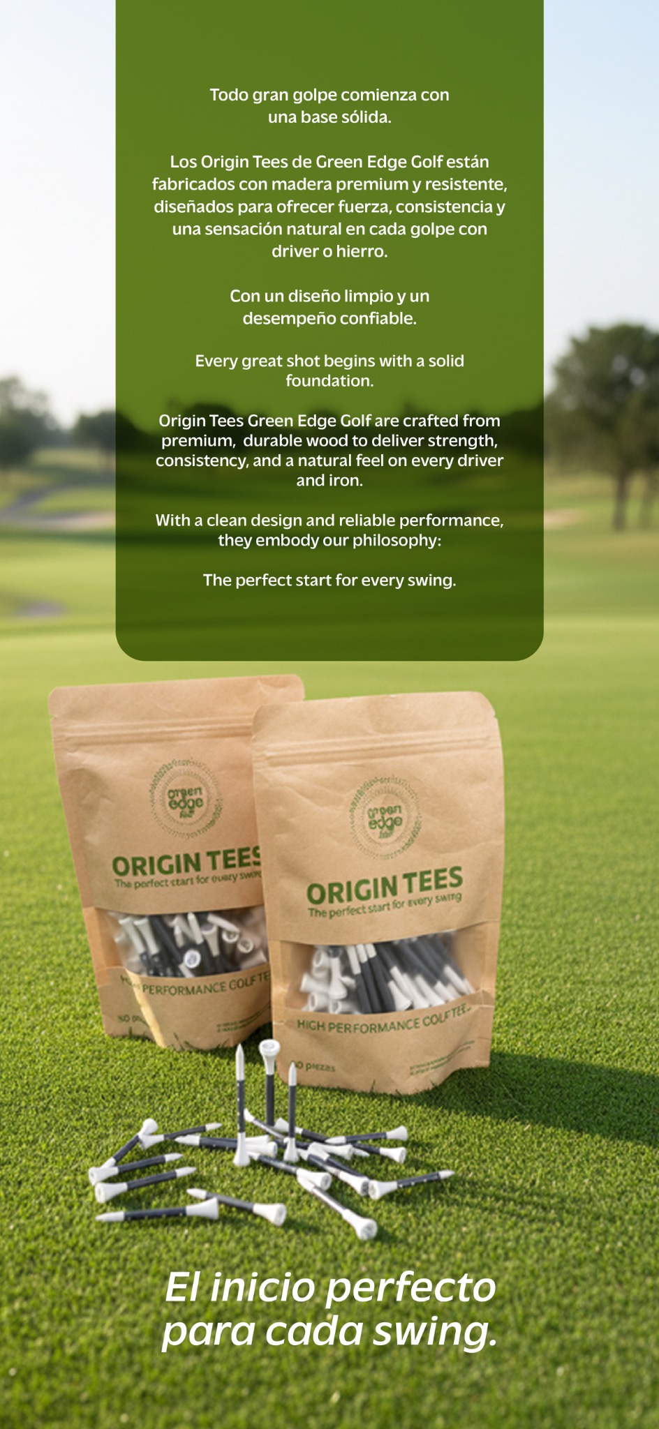 Origin Tees de Green Edge Golf